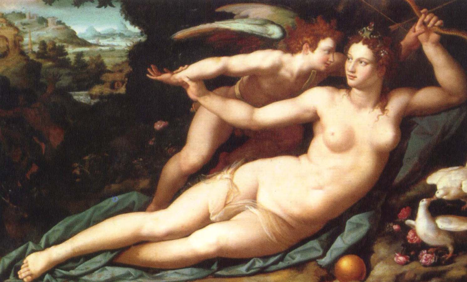 Venus and Cupid